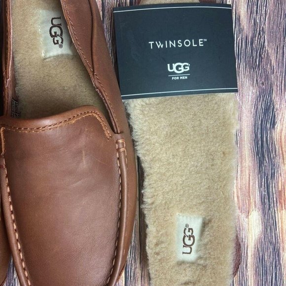 UGG Australia Mens Hunley Loafer Shoes Brown main image 11